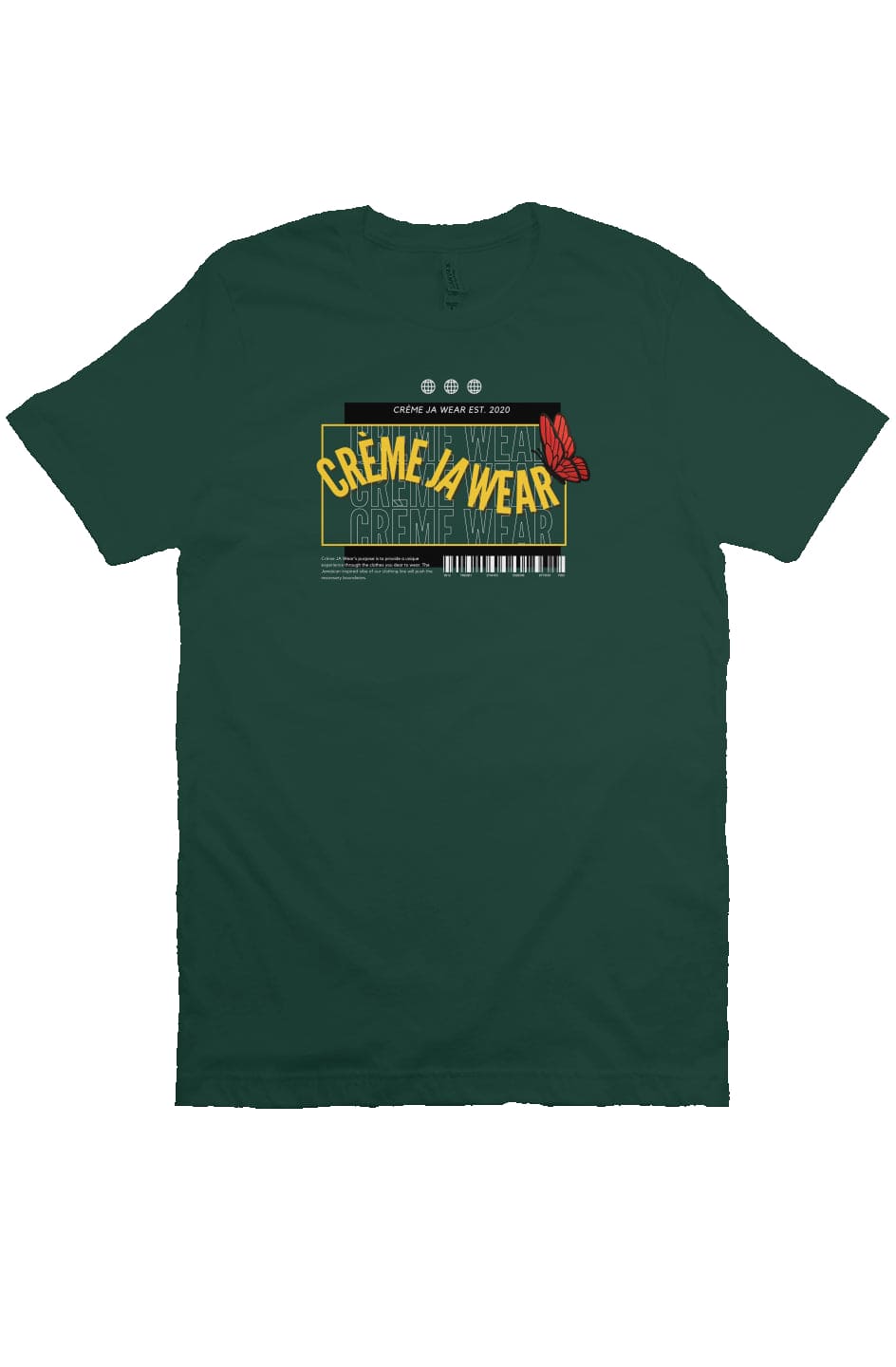Creme JA Typography Tee