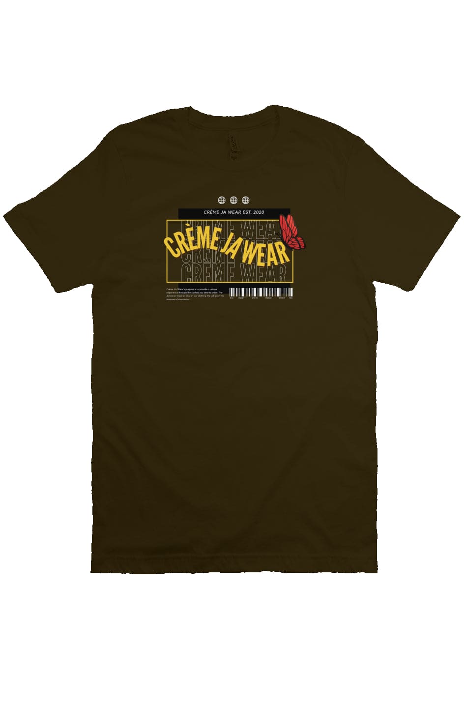 Creme JA Typography Tee
