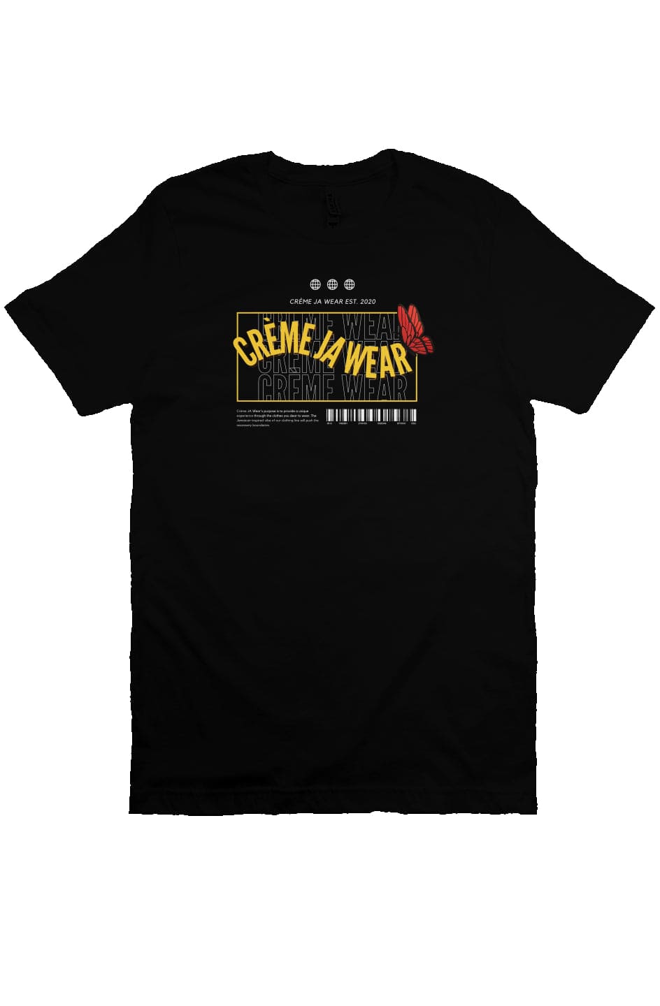 Creme JA Typography Tee