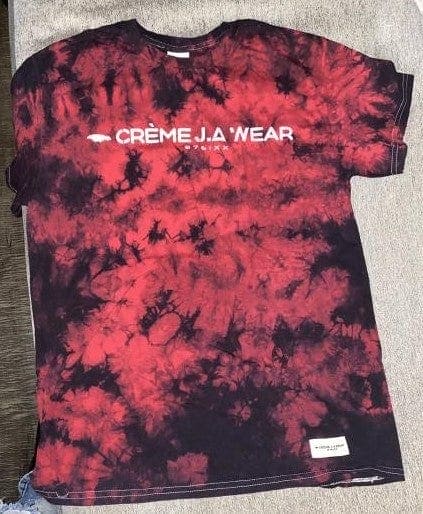 Red Crystal Crème JA Tye Dye Tee