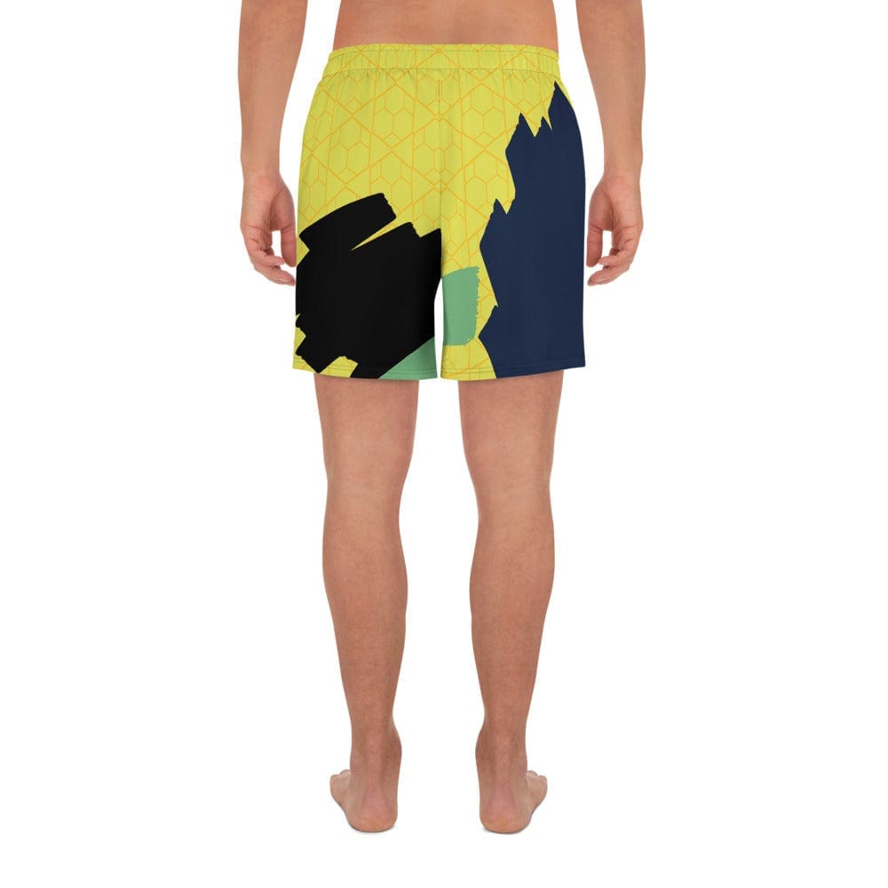 The Flow Outside Crème Ja Men's Athletic Shorts