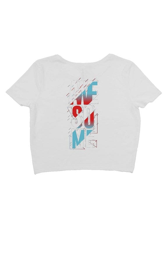 Crème crop top