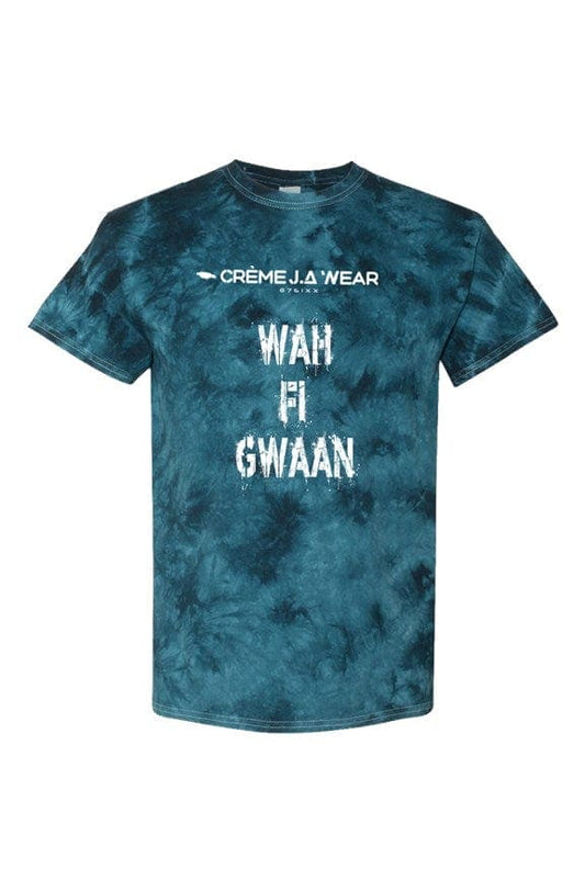 Navy Crystal Crème Ja Tie-Dye Tee