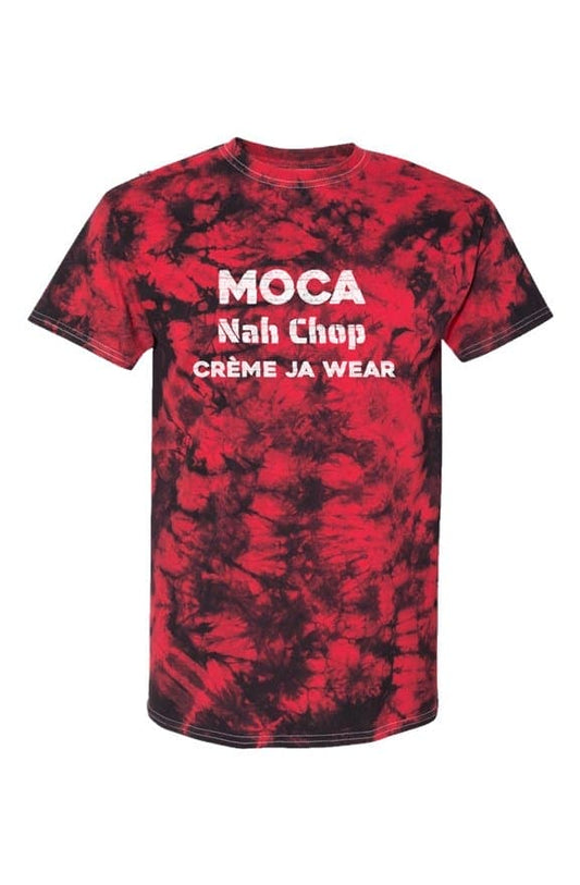 Red Crystal "MNC" Tie-Dye Tee