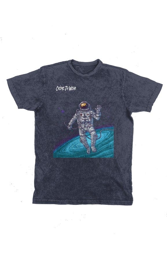 Vintage Crème Denim Spaceman T-Shirt