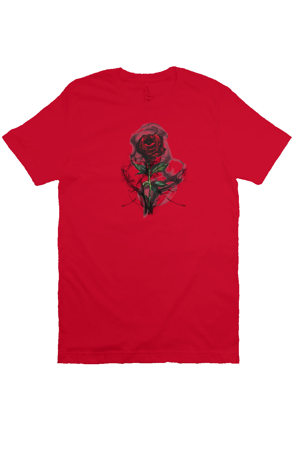 Smoking Rose Creme Ja T-Shirt