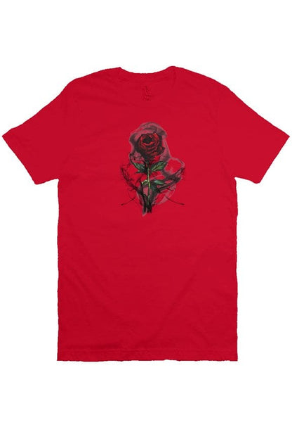 Smoking Rose Crème Ja T-Shirt