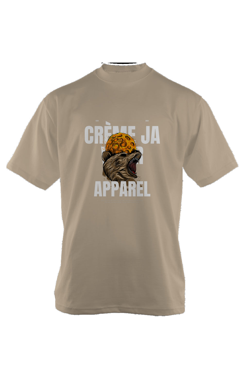 Dare to Bear Crème Ja Wear Oversized T Shirt