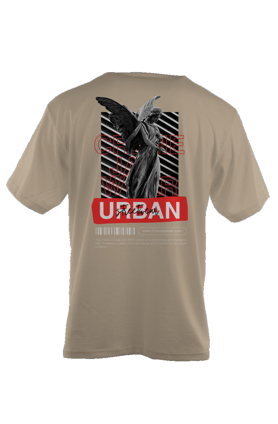 Urban Crème Ja Wear Oversized T Shirt