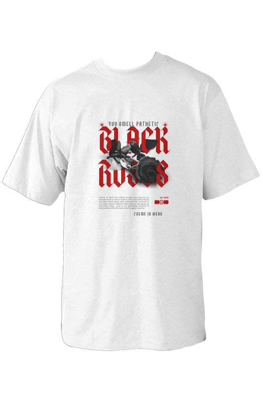 Black Roses Oversized T Shirt