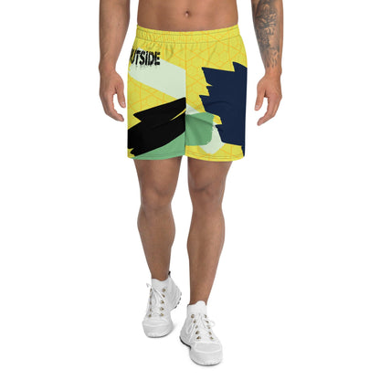 The Flow Outside Crème Ja Men's Athletic Shorts