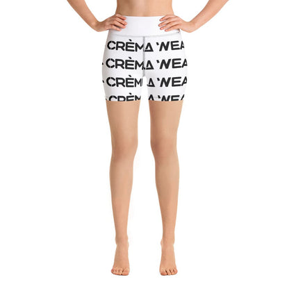 Shorts de yoga con estampado Crème Ja