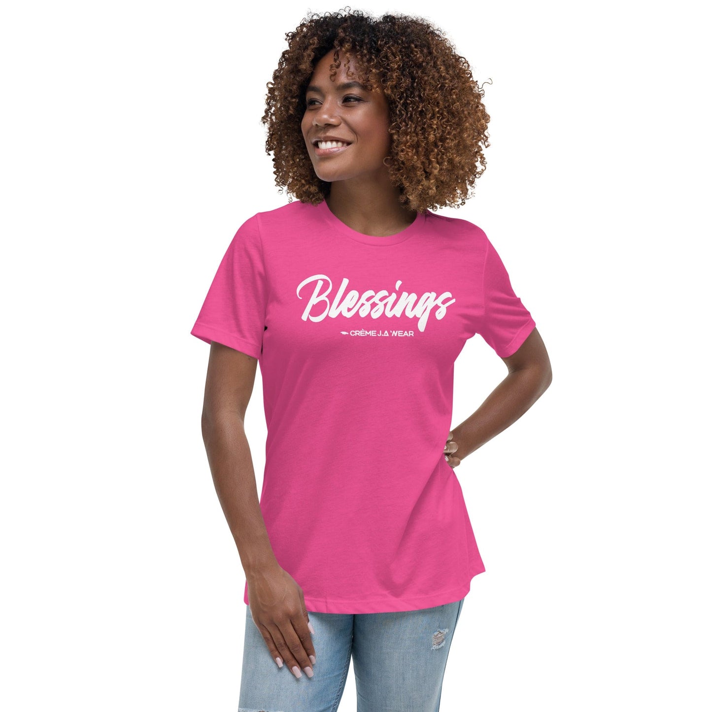 T-shirt crème décontracté pour femmes