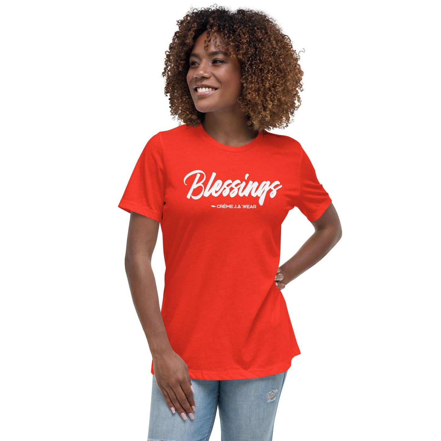 T-shirt crème décontracté pour femmes