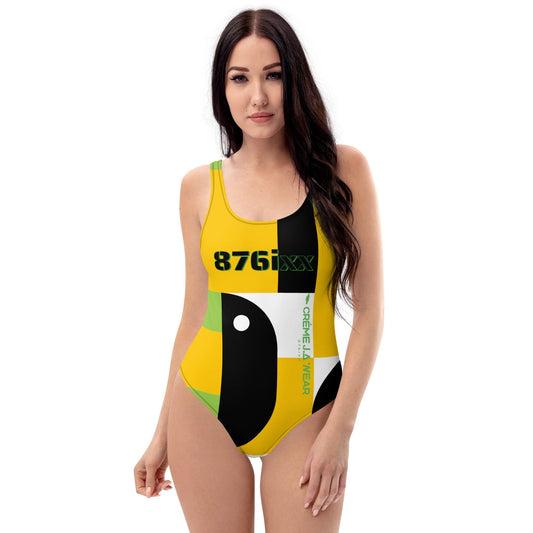 876ixx Crème One-Piece Swimsuit